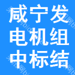 咸寧發(fā)電機(jī)組中標(biāo)結(jié)果