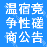 温宿竞争性磋商公告