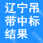 遼寧吊帶中標(biāo)結(jié)果