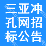 三亞沖孔網(wǎng)招標(biāo)公告