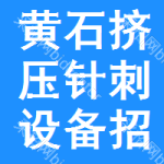 黃石擠壓針刺設(shè)備招標(biāo)信息