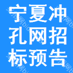 寧夏沖孔網(wǎng)招標(biāo)預(yù)告