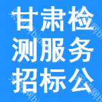 甘肅檢測(cè)服務(wù)招標(biāo)公告