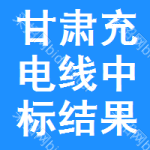 甘肅充電線中標(biāo)結(jié)果