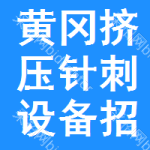 黃岡擠壓針刺設(shè)備招標(biāo)信息