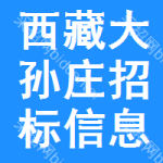 西藏大孫莊招標(biāo)信息